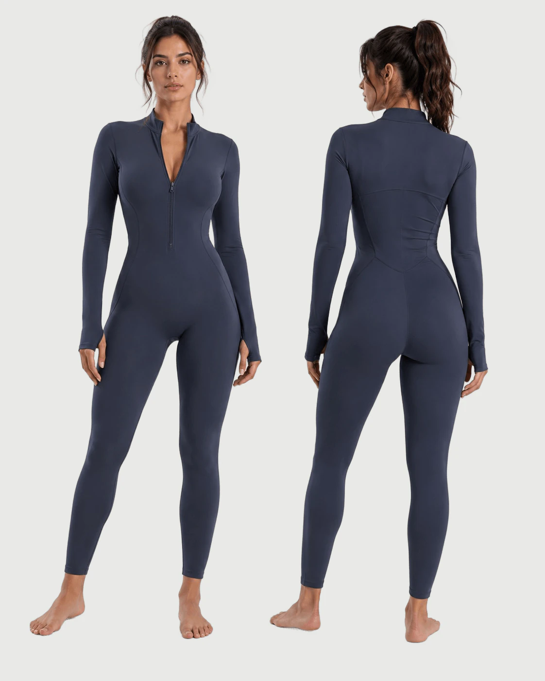 Custom Long Sleeve Activewear Suit for private label OEM activewear manufacturing