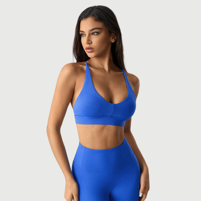 OEM Sports Bra Stretch Medium Support for private label activewear sourcing