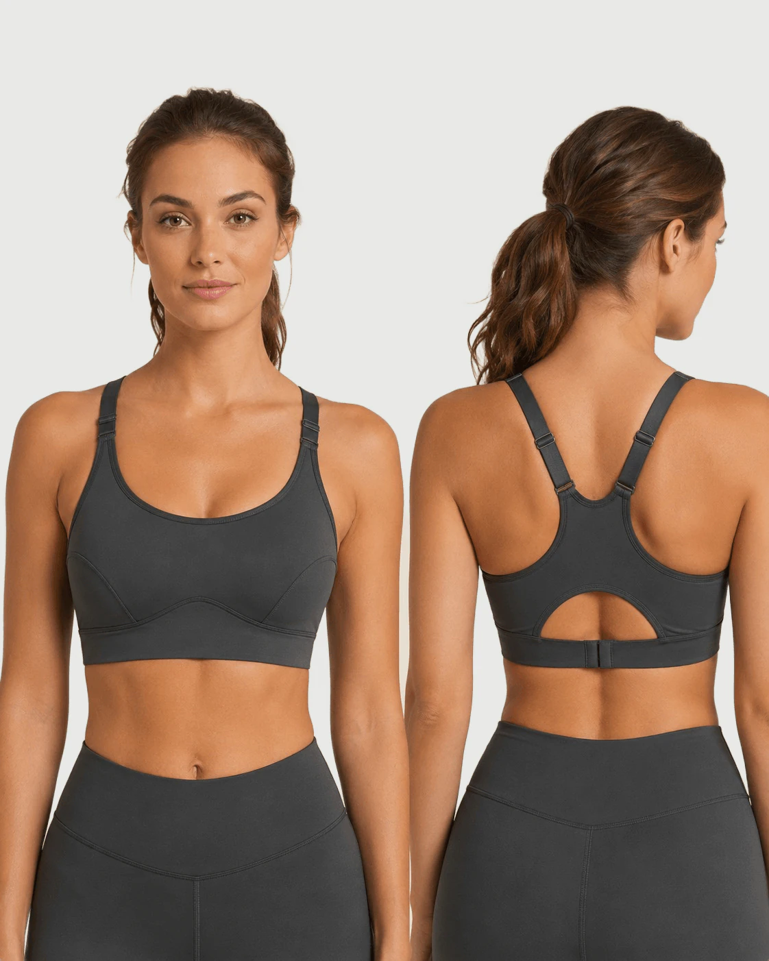 Custom Adjustable Strap Sports Bra for private label OEM activewear manufacturing