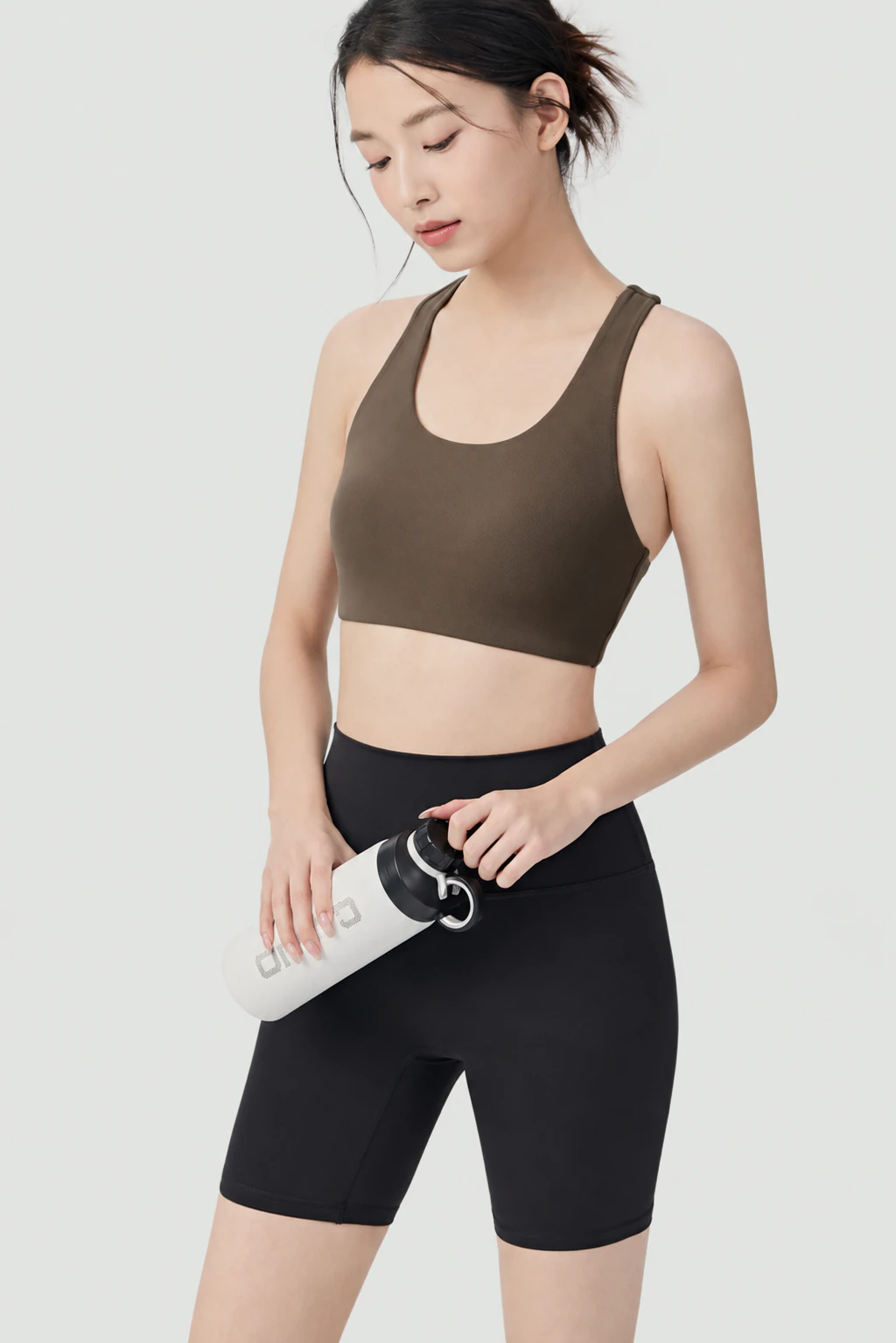 SB-017 OEM Seamless Padded High Impact Sports Bra for private label activewear sourcing