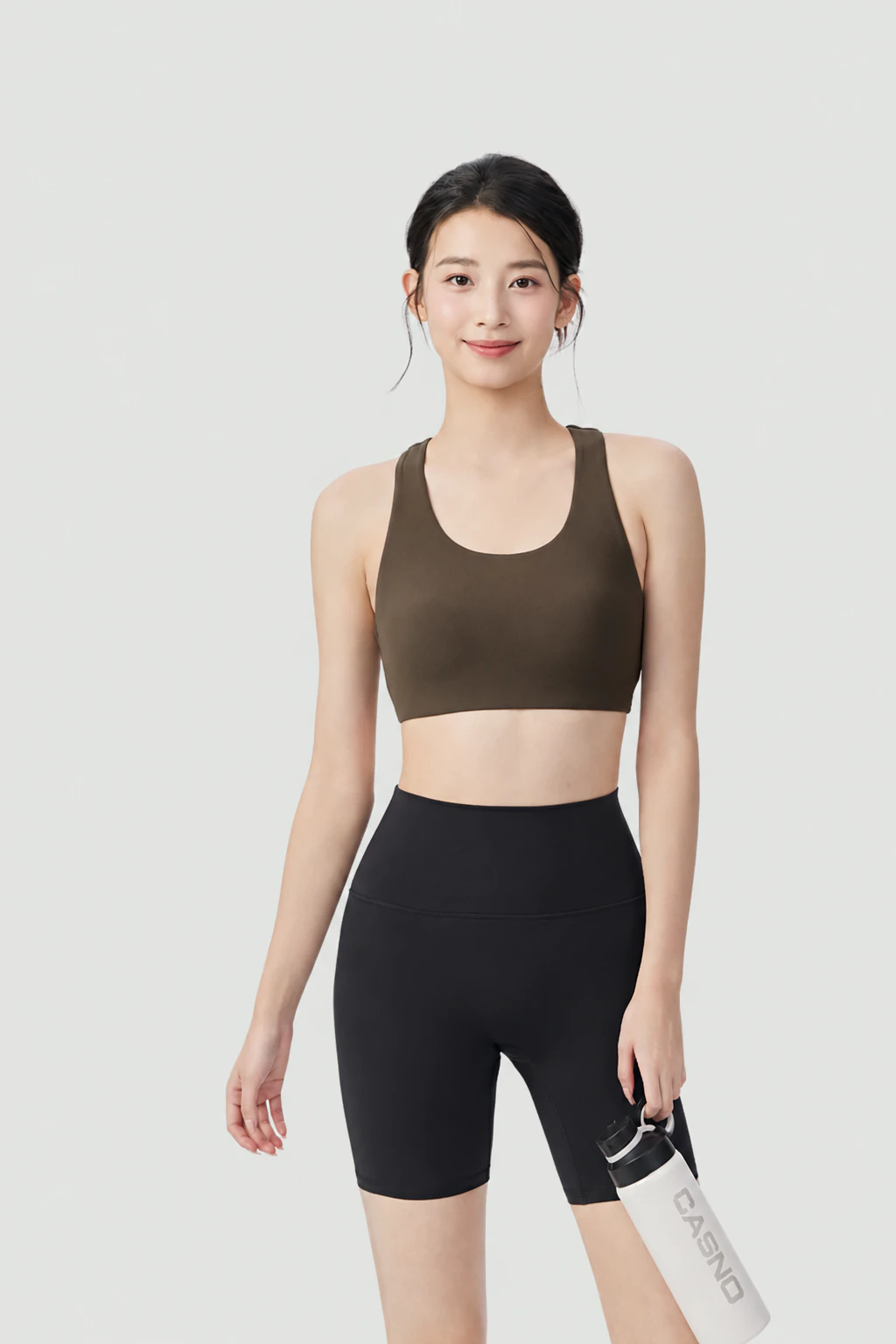 SB-020 OEM High Support Racerback Sports Bra for private label activewear sourcing