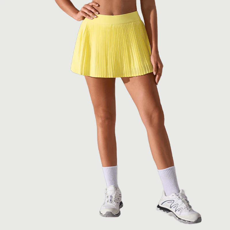 OEM Pleated Tennis Skirt High Waisted for private label activewear sourcing