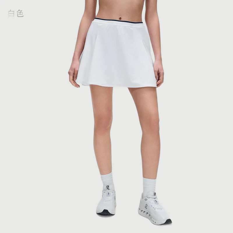 OEM High Waist Tennis Skirt with Built-In Shorts for private label activewear sourcing