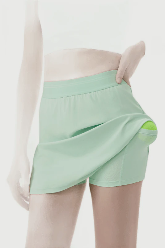 TD-036 Custom Active Skort with Ball Pocket for private label activewear sourcing