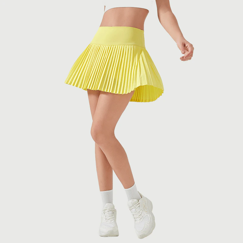 TD-052 Custom Pleated Tennis Skort for private label activewear sourcing