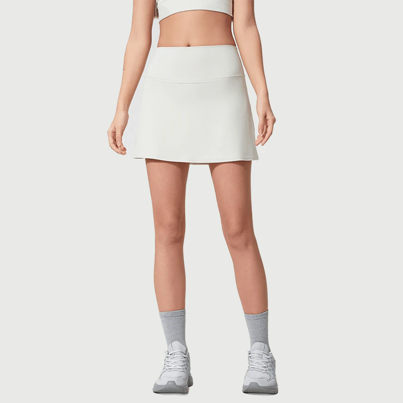 TD-054 Private Label High-Waist Tennis Skort for private label activewear sourcing