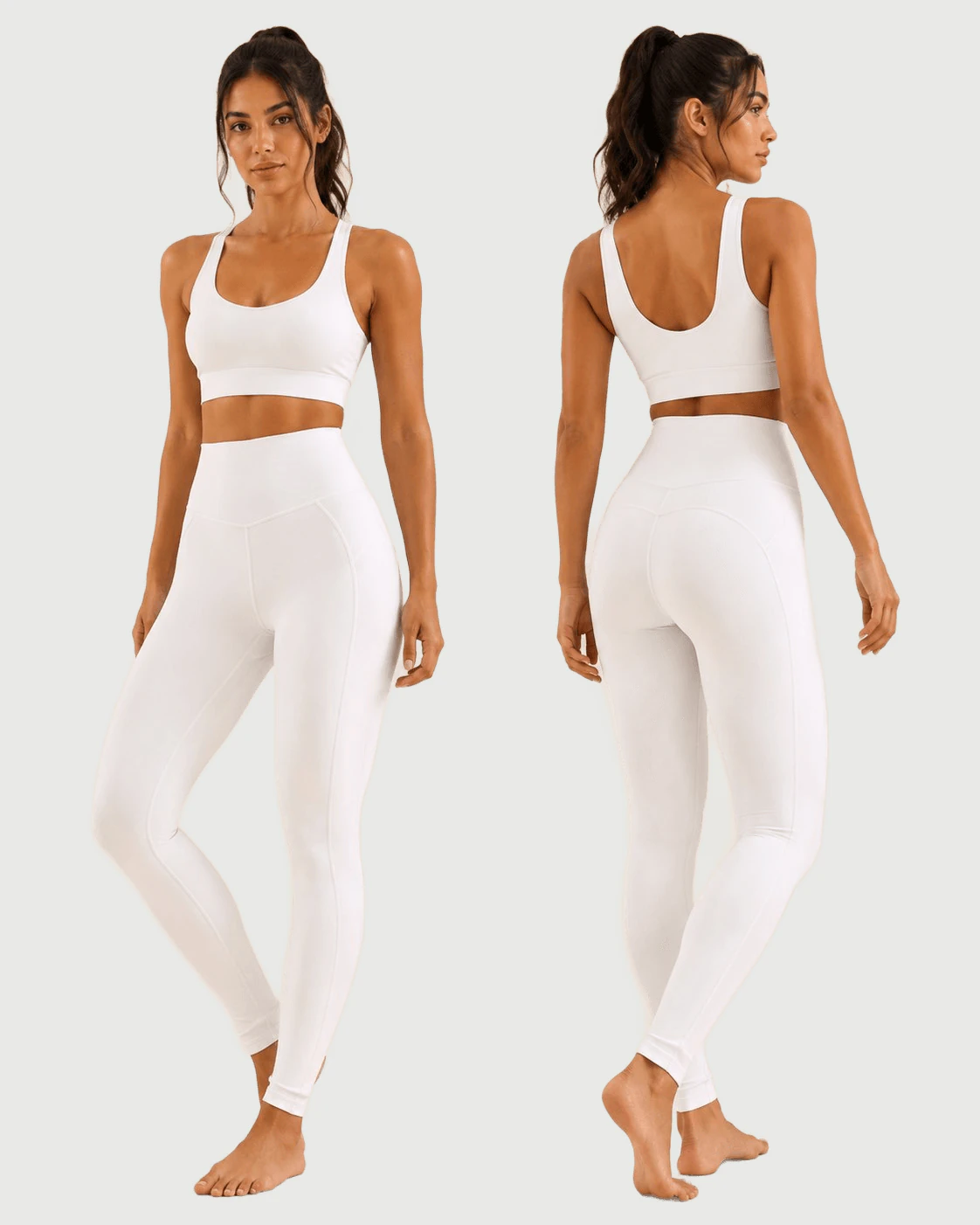 OEM Sculpting Seam Leggings for private label OEM activewear manufacturing