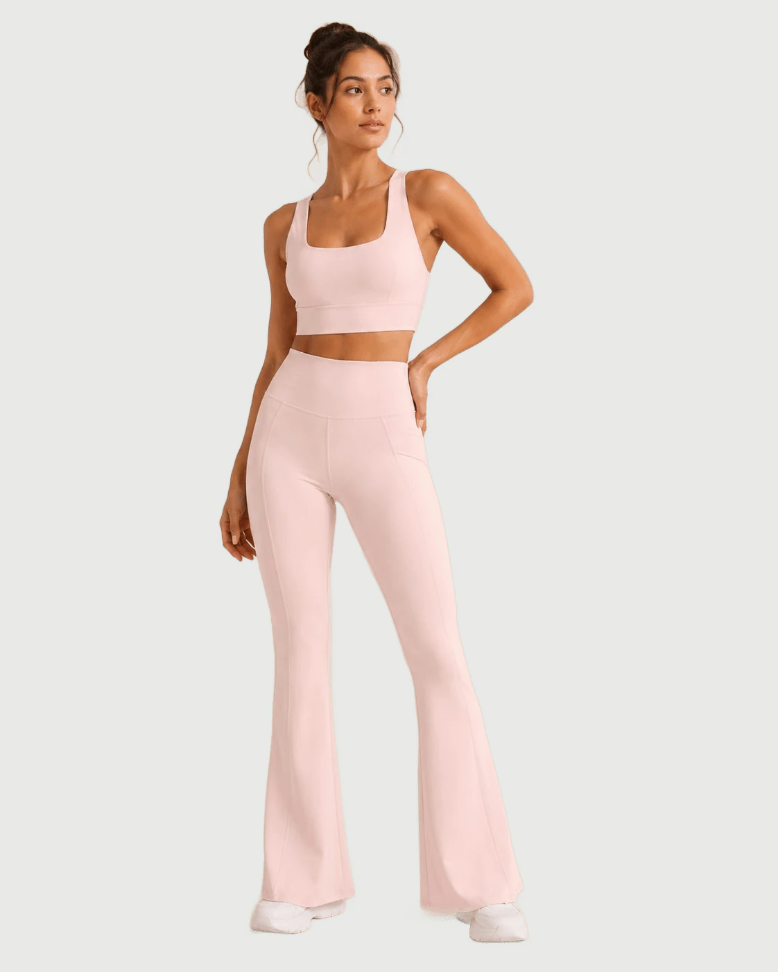 Private Label Flare Yoga Pants for private label OEM activewear manufacturing