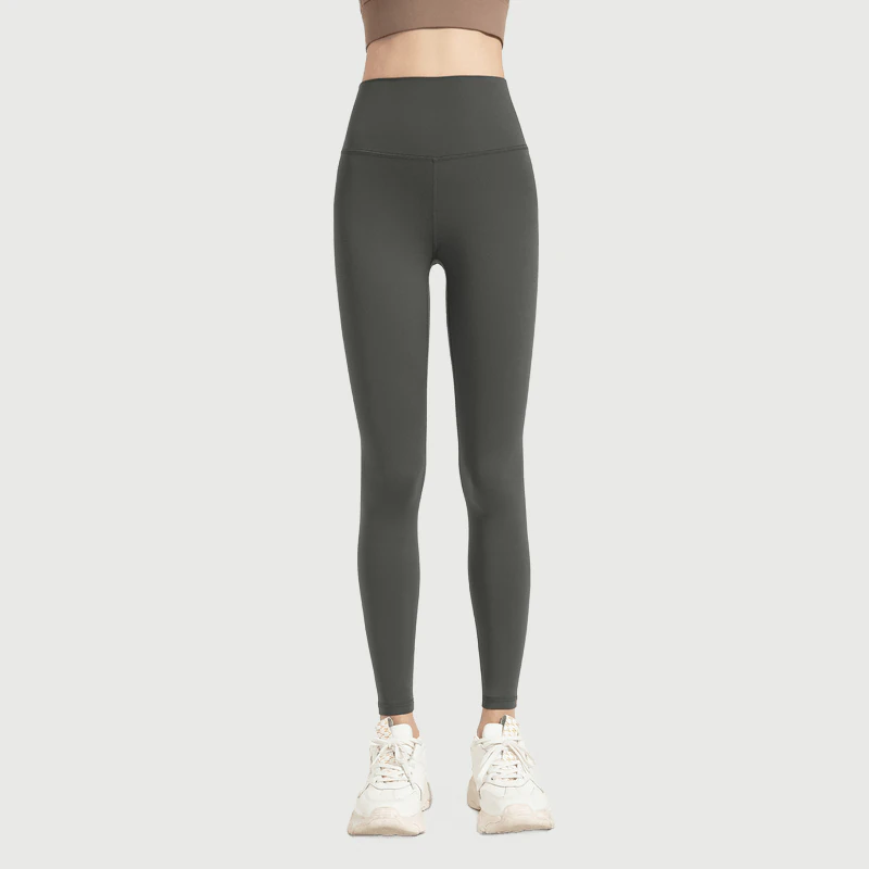 YL-016 Private Label Nude Feel High Waist Yoga Leggings for private label activewear sourcing