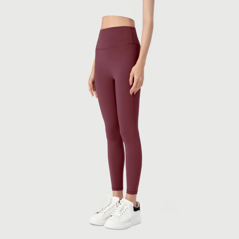 YL-018 OEM Mocha Squat Proof Yoga Leggings for private label activewear sourcing