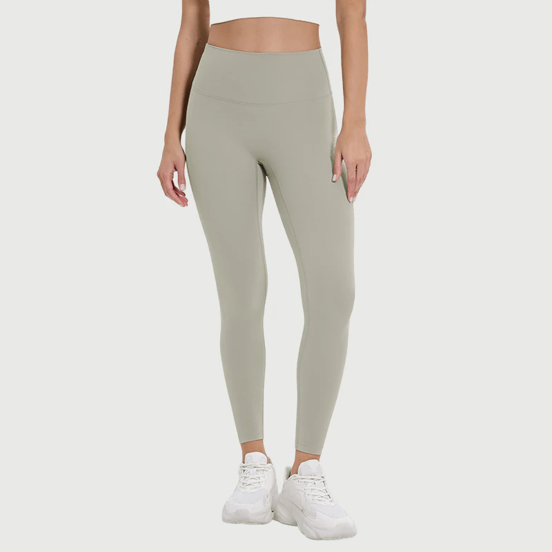 YL-023 Custom 7/8 Tummy Control Yoga Leggings for private label activewear sourcing