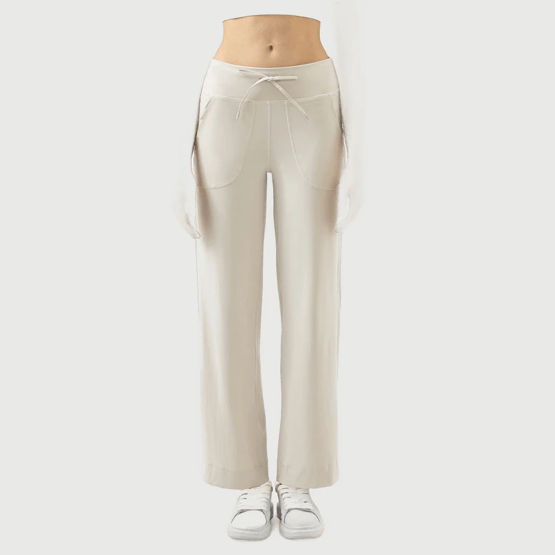 YL-026 OEM Wide Leg Yoga Pants for private label activewear sourcing