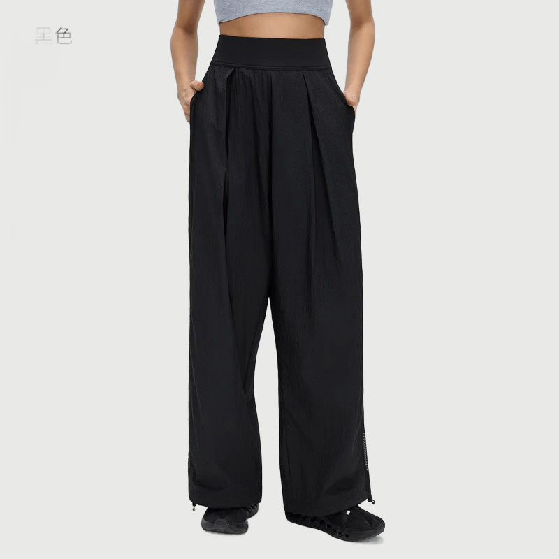 YL-034 Custom Wide Leg Yoga Pants for private label activewear sourcing