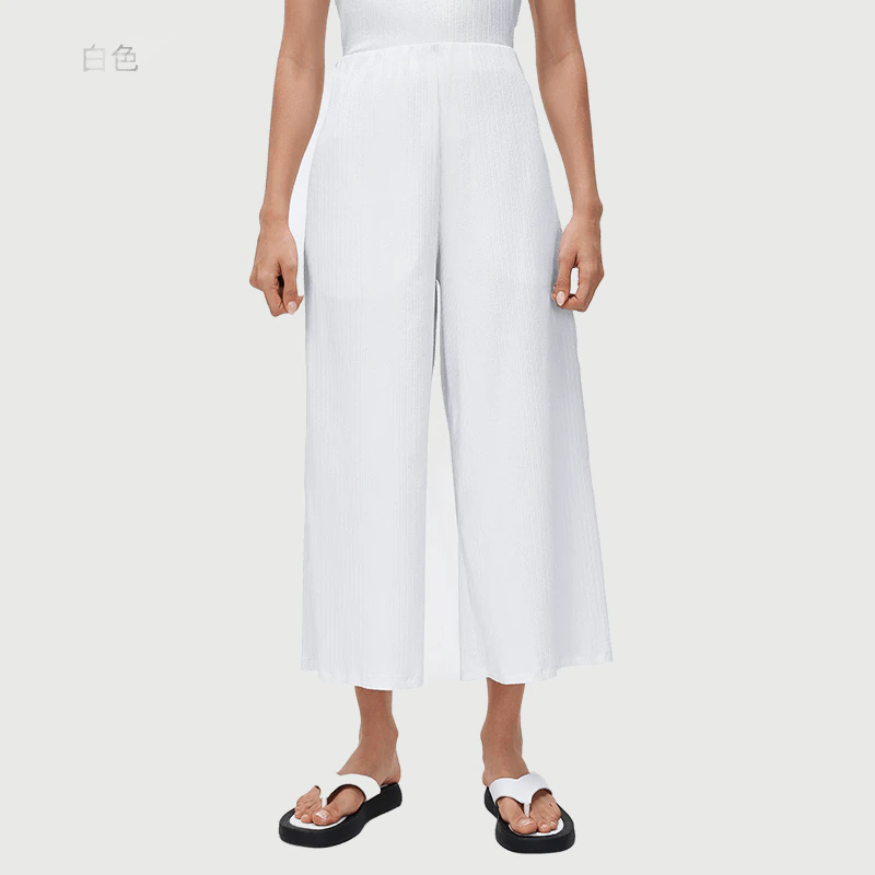 YL-036 Private Label Wide Leg Yoga Pants for private label activewear sourcing