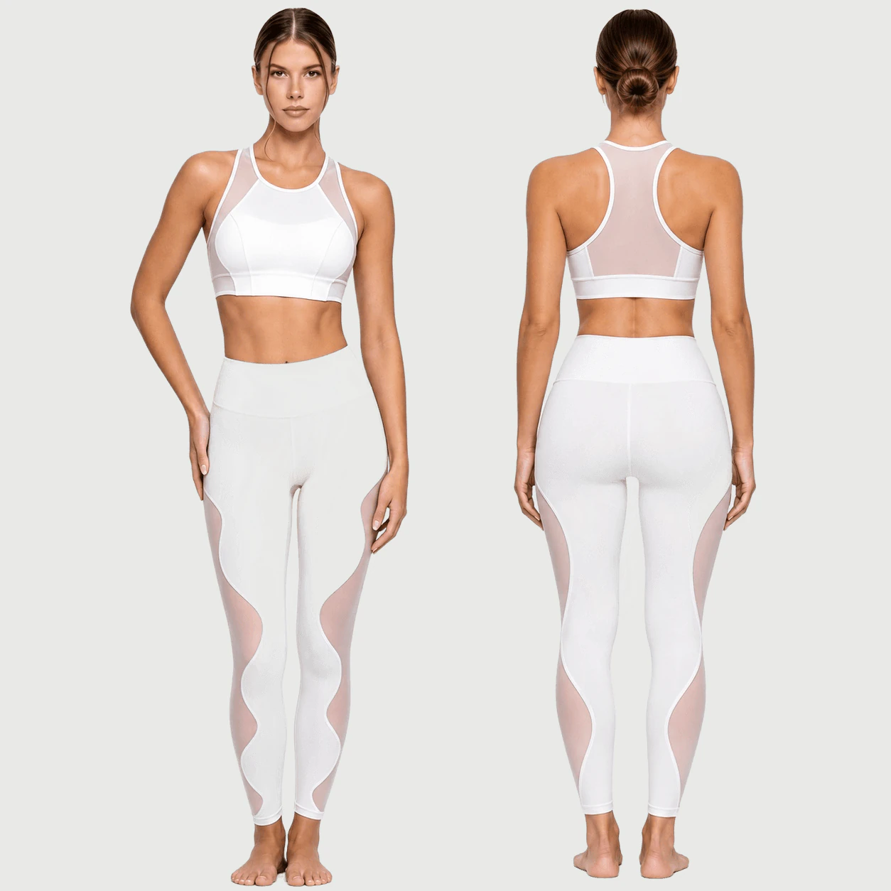 Contour Seam Yoga Set for custom activewear brands