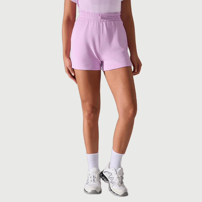OEM Elastic Waistband Yoga Shorts High Waisted for private label activewear sourcing