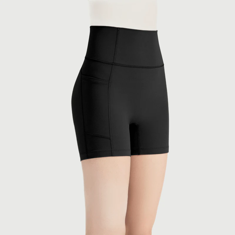SH-019 Custom Side Pocket Biker Shorts for private label activewear sourcing