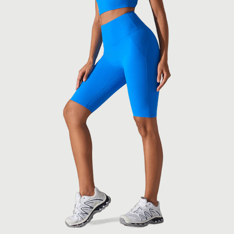 SH-021 Private Label 5-Inch Workout Biker Shorts for private label activewear sourcing