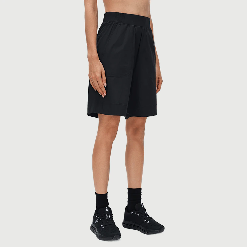 SH-032 OEM High-Waist Yoga Shorts for private label activewear sourcing