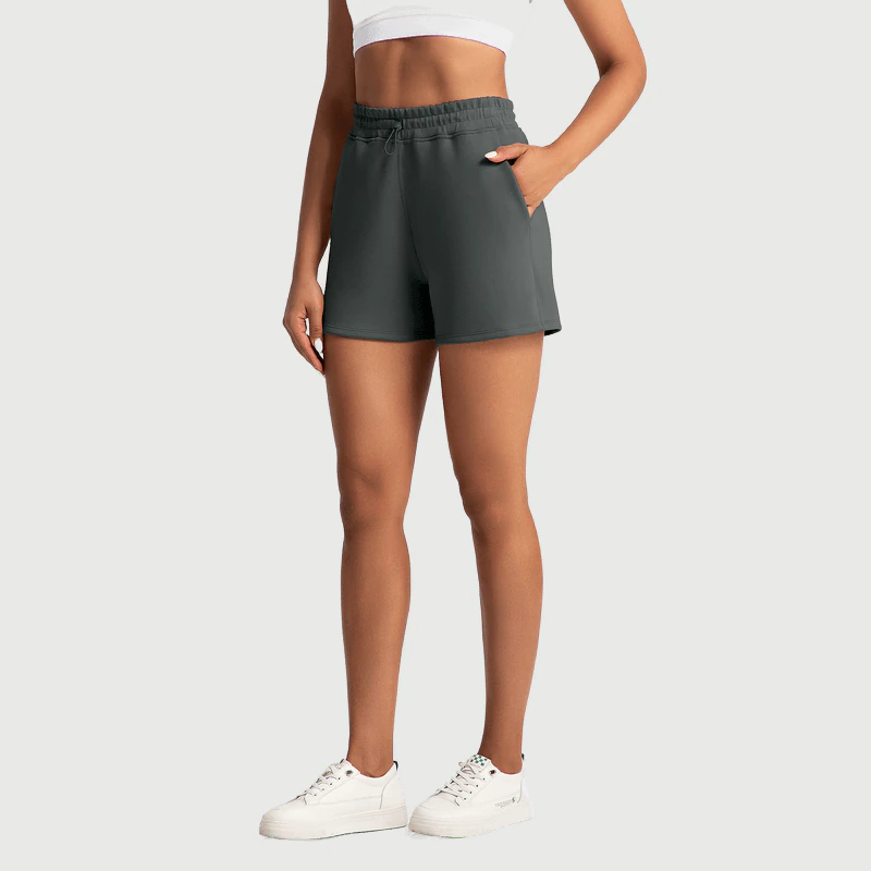 SH-038 OEM High-Waist Yoga Shorts for private label activewear sourcing