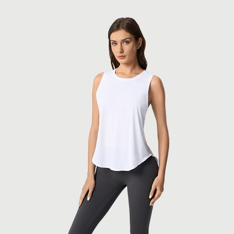 YT-036 Private Label Sleeveless Athletic Tank Top for private label activewear sourcing