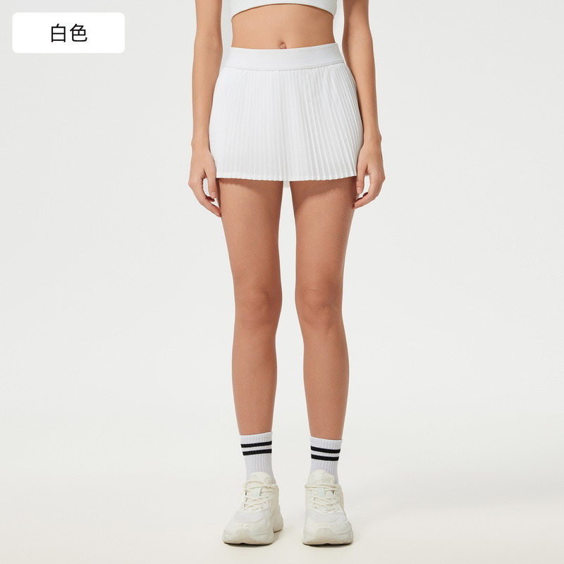 Custom Pleated Tennis Skirt High Waist with Shorts Liner for private label activewear sourcing