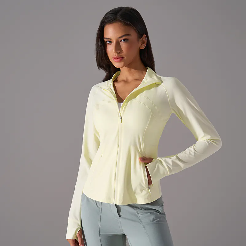 YT-011 Custom Full Zip Yoga Jacket