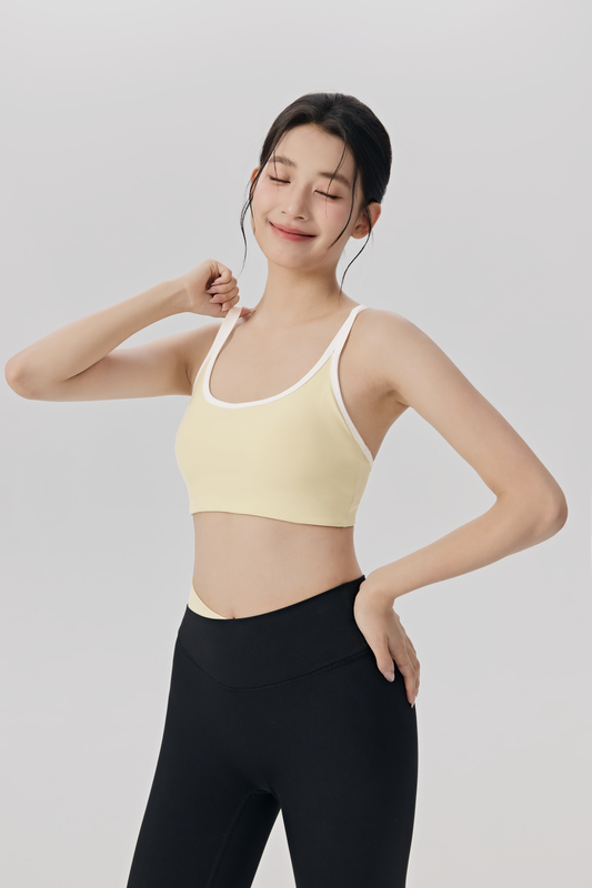 SB-015 Private Label Color Block Sports Bra for private label activewear sourcing
