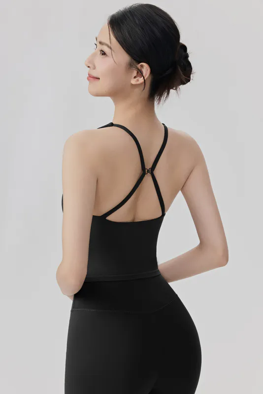 SB-022 Custom Crisscross Back Sports Bra Tank