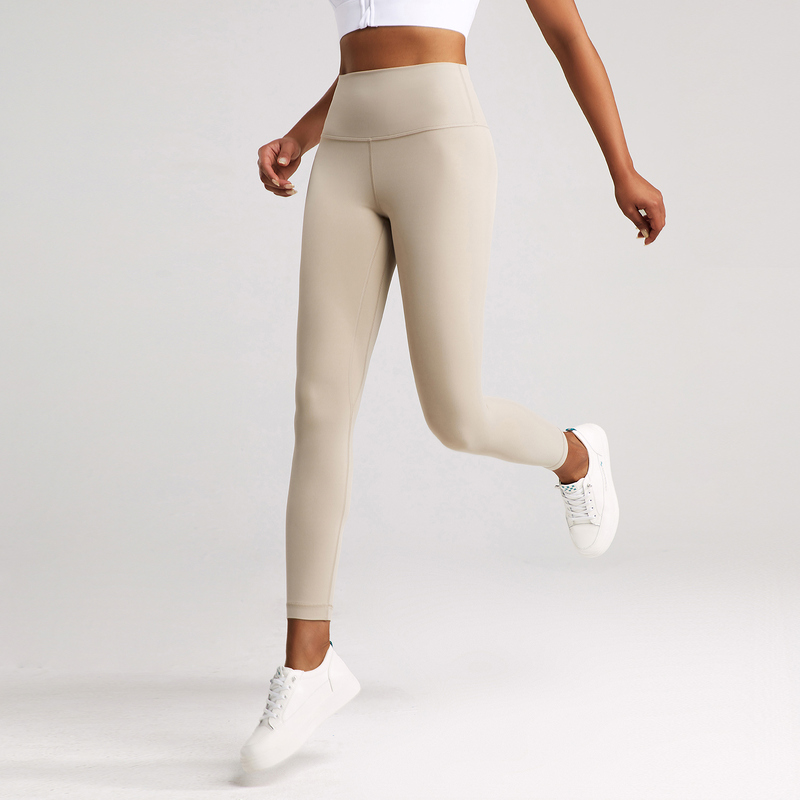 YL-017 Custom 4-Way Stretch High Waist Yoga Leggings for private label activewear sourcing