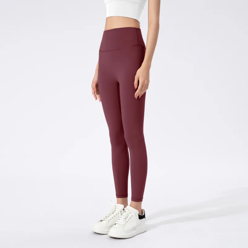 YL-018 OEM Mocha Squat Proof Yoga Leggings
