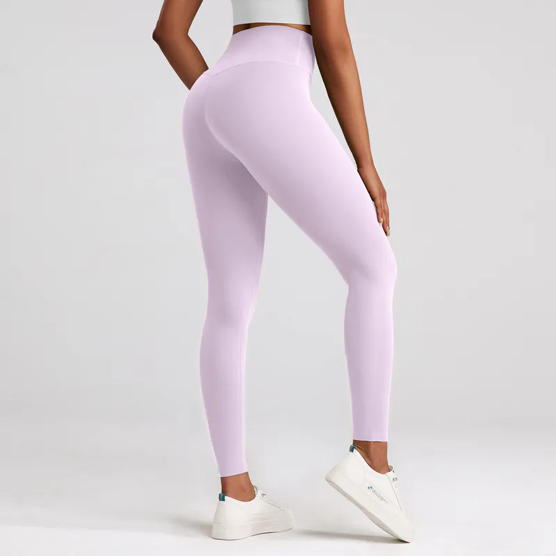 YL-021 OEM Gray Tummy Control Yoga Leggings