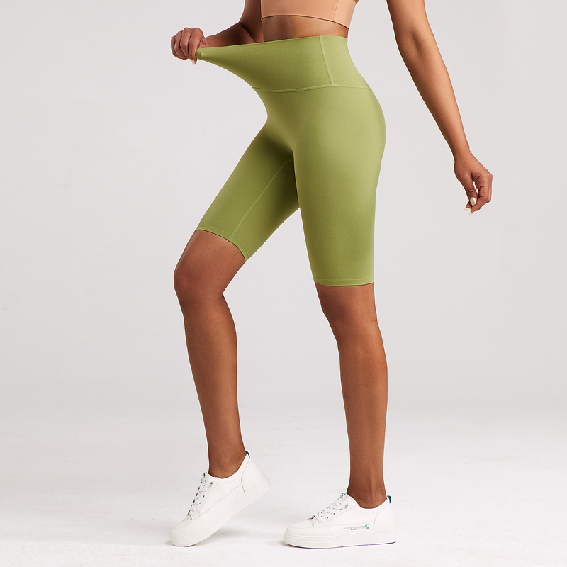 SH-023 OEM High Waist 5-Inch Yoga Shorts for private label activewear sourcing