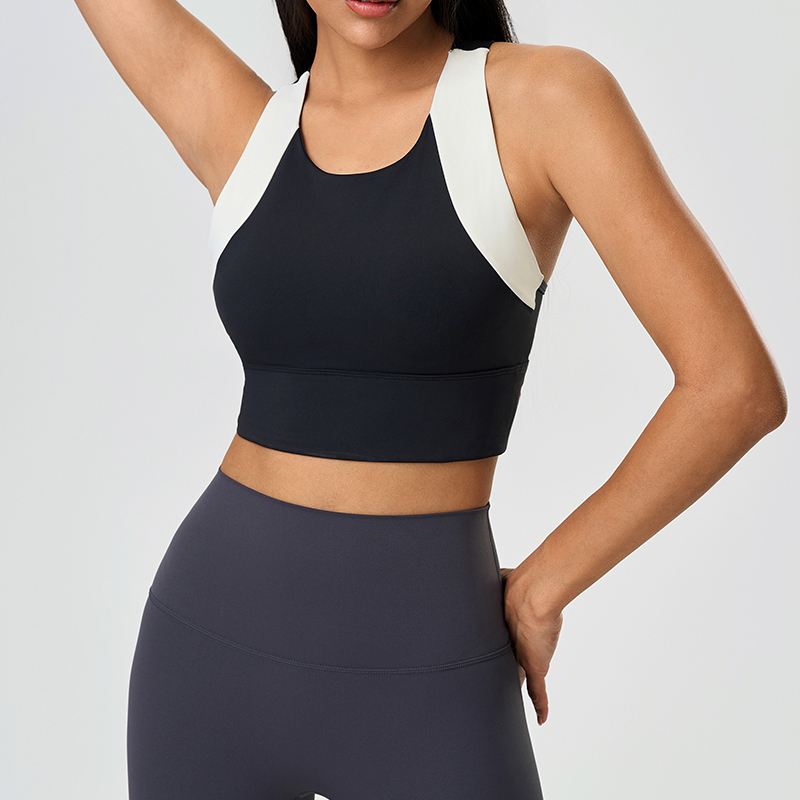 SB-034 Custom Medium Support Sports Bra for private label activewear sourcing