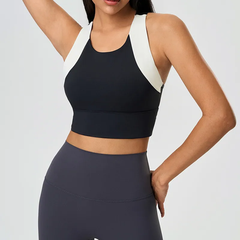 SB-034 Custom Medium Support Sports Bra for private label activewear sourcing