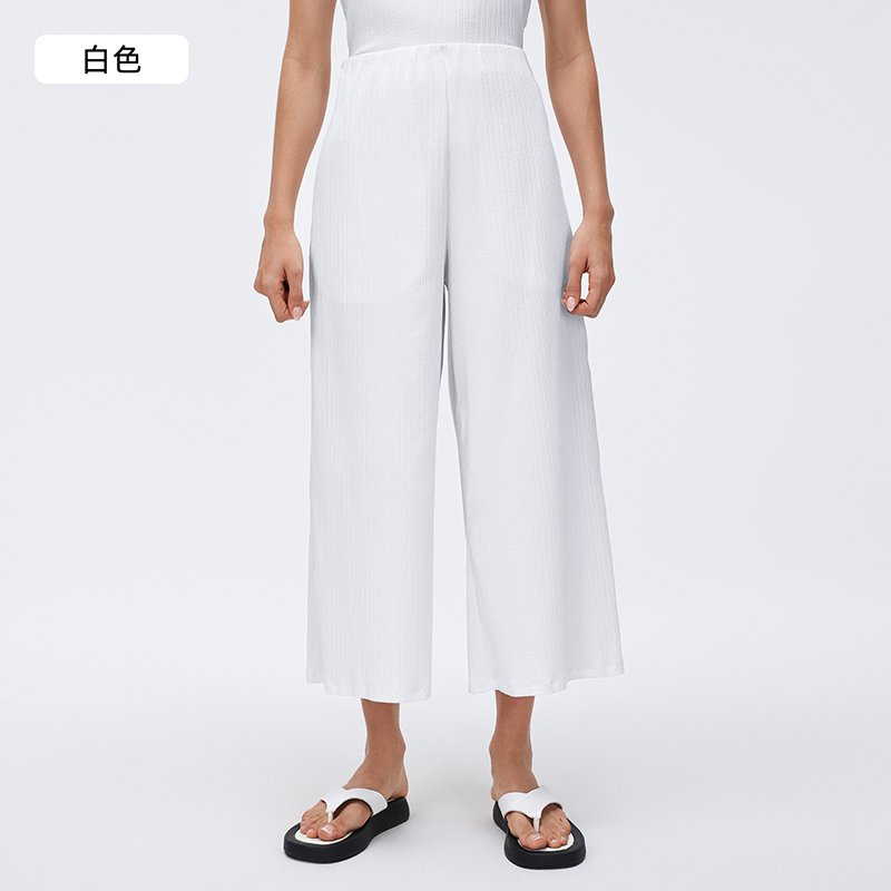 YL-036 Private Label Wide Leg Yoga Pants for private label activewear sourcing