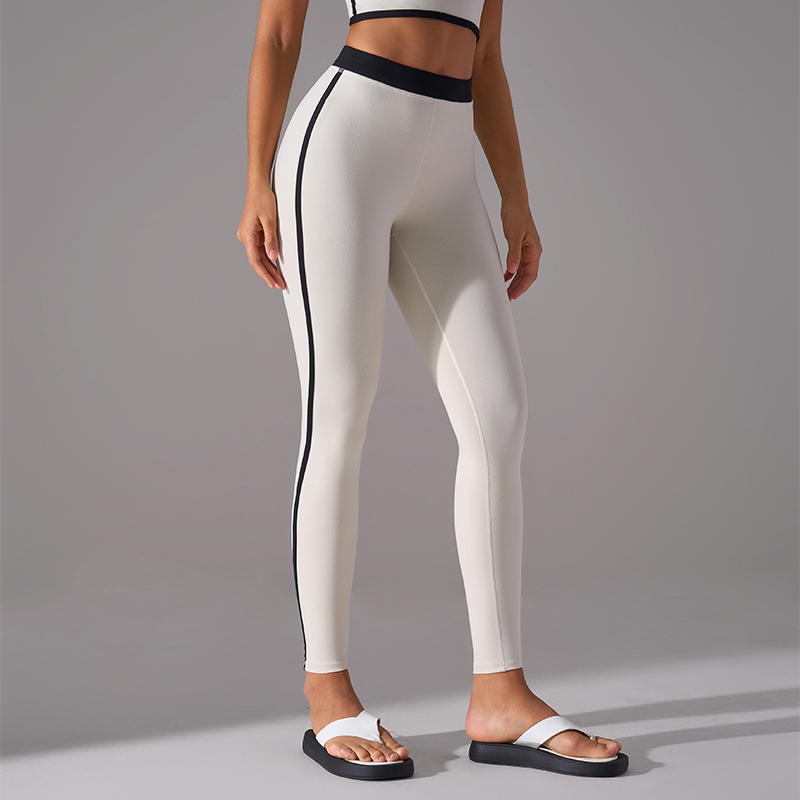 YL-039 Private Label Lightweight Track Yoga Pants for private label activewear sourcing