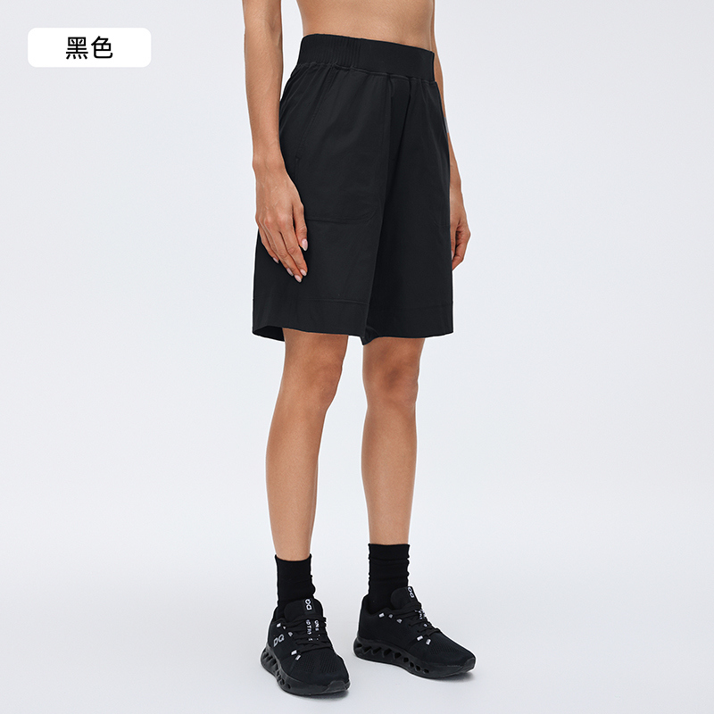 SH-032 OEM High-Waist Yoga Shorts for private label activewear sourcing