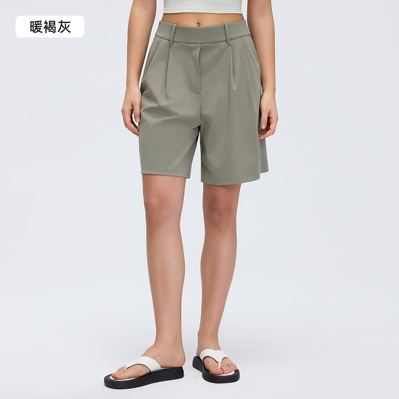 SH-035 OEM Tailored Bermuda Workout Shorts for private label activewear sourcing