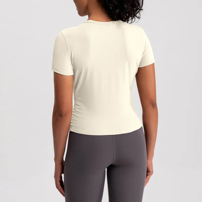 YT-037 Custom Fitted Crew-Neck Yoga Tee