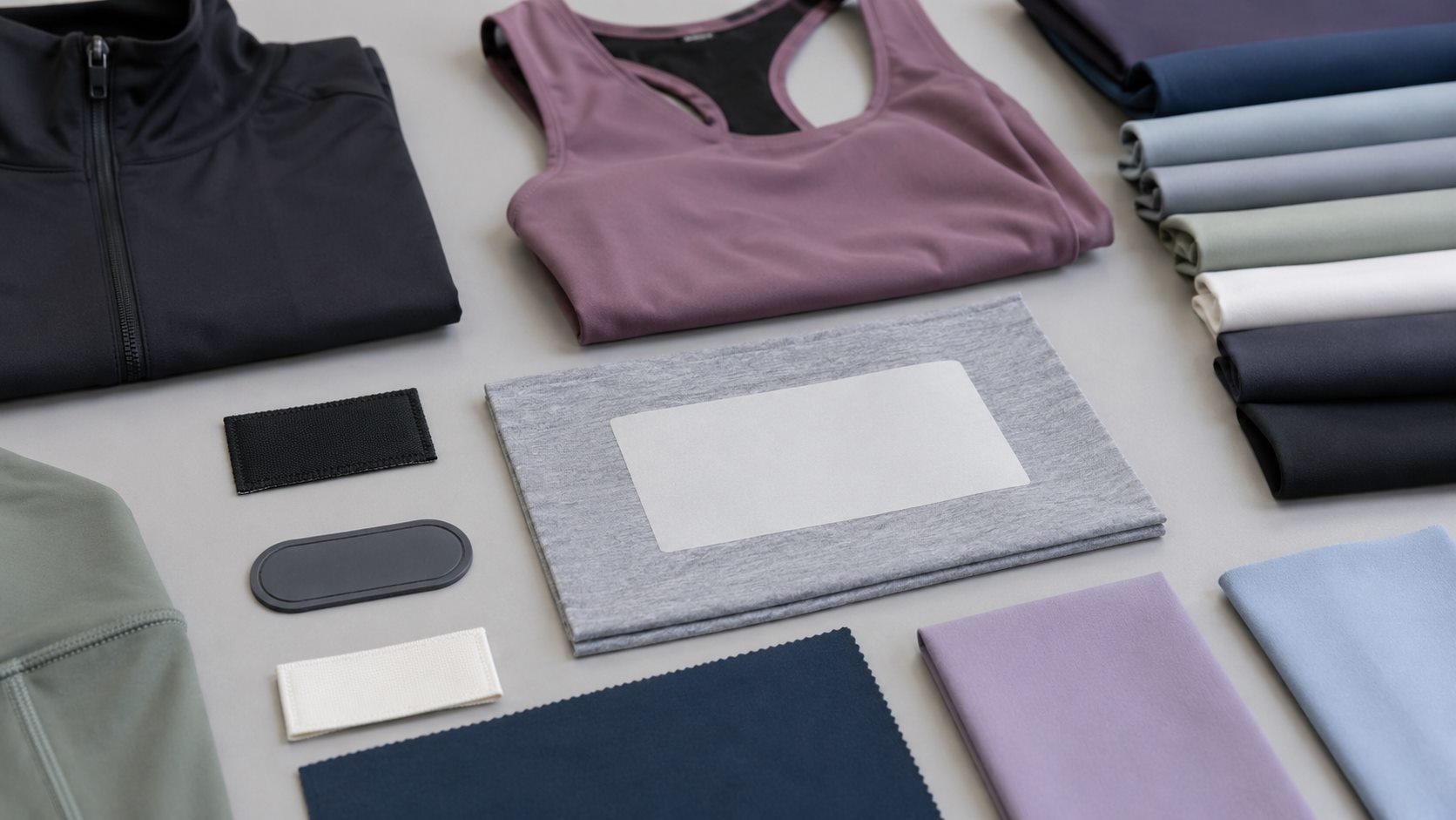 Custom logo artwork approval detail with heat transfer panel and label options