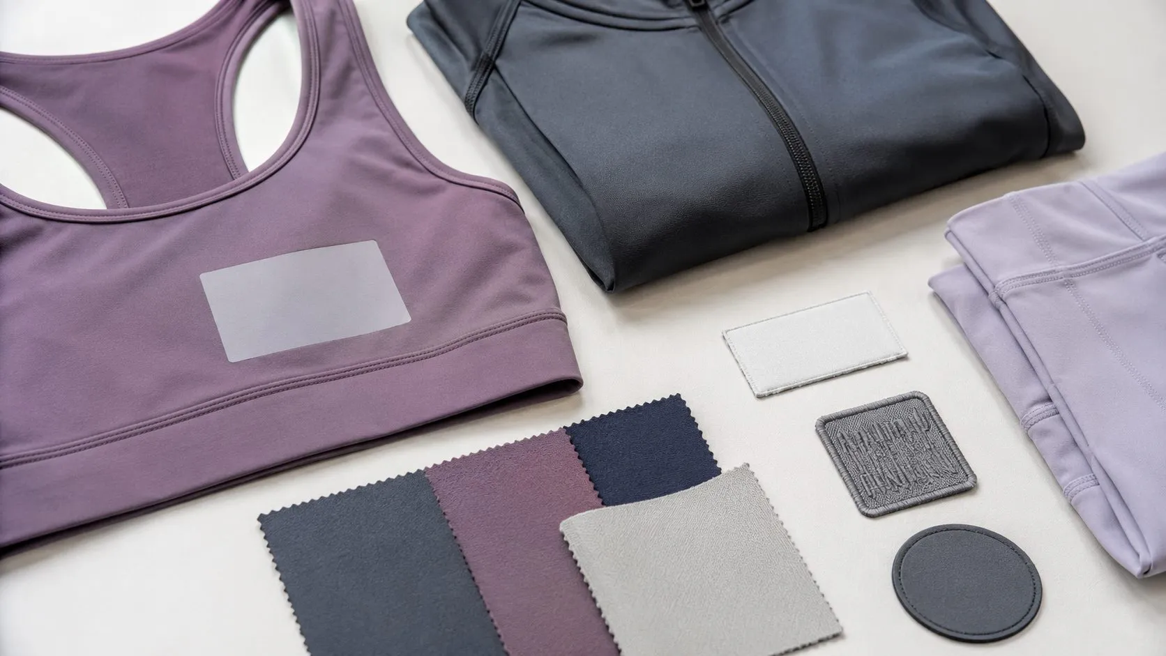Custom logo and label planning for private label sports bra manufacturing