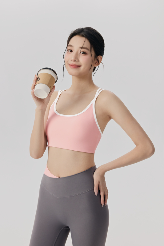 SB-015 Private Label Color Block Sports Bra view 4 for activewear sourcing