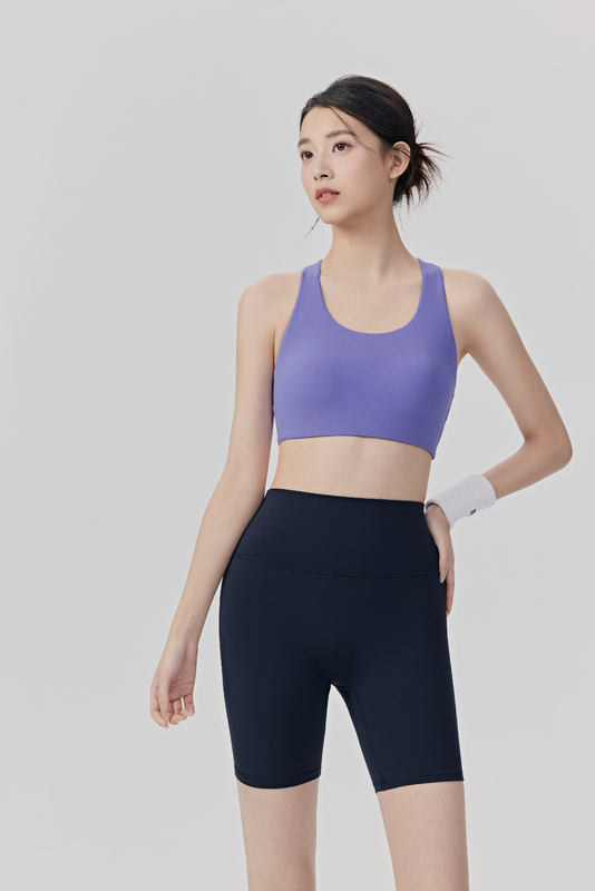 SB-017 Black OEM Seamless Padded High Impact Sports Bra view 2 for activewear sourcing