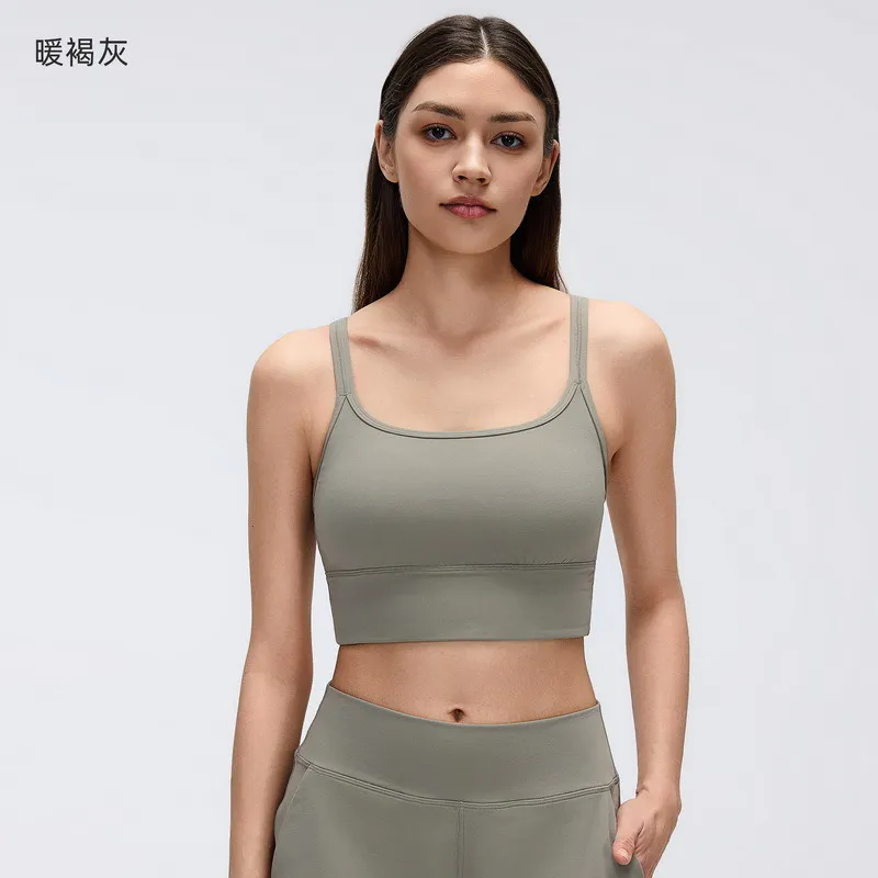 SB-025 Black Custom Longline Square-Neck Sports Bra view 3 for activewear sourcing