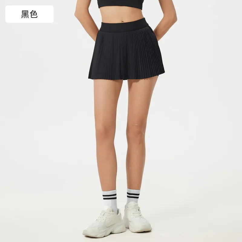 TD-006 Custom Pleated Tennis Skirt High Waist with Shorts Liner view 4 for activewear sourcing