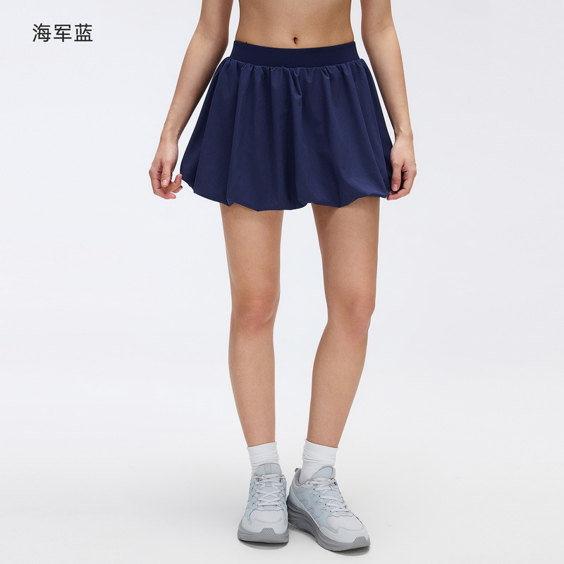 TD-008 Custom Bubble Hem Tennis Skort view 2 for activewear sourcing