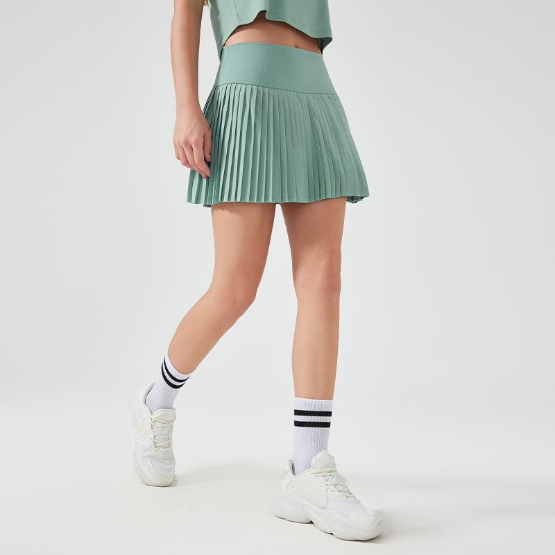 TD-009 Custom Pleated A-Line Tennis Skort view 5 for activewear sourcing