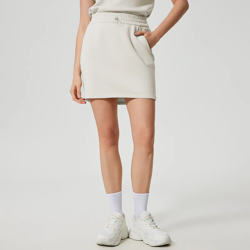 TD-053 White OEM Athletic Tennis Skort view 2 for activewear sourcing
