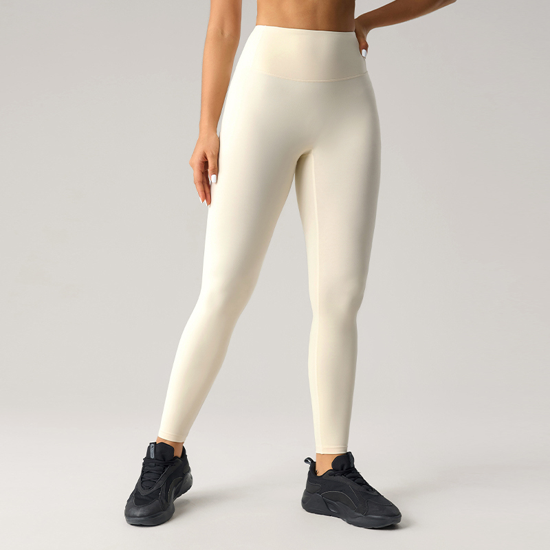 YL-002 Custom Full Length High Waisted Leggings view 4 for activewear sourcing